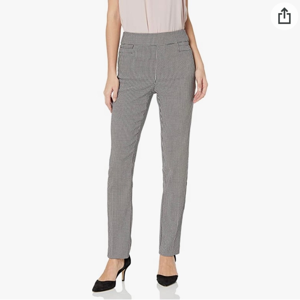 Briggs New York Stretch Millennium Welt Pocket Pull On Career Pant Size 10
